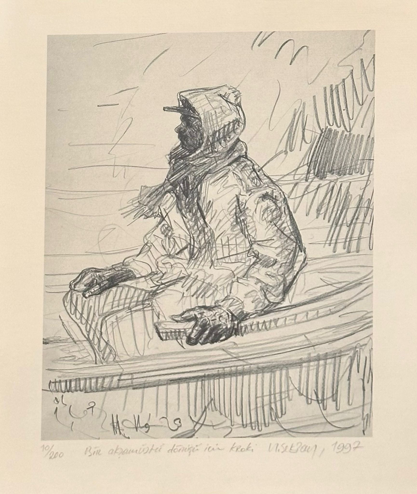 Bir akşam dönüşü için kroki