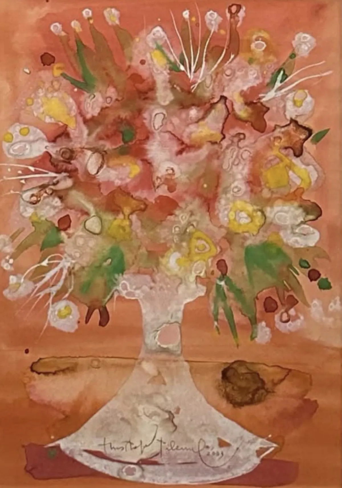 Vazoda Çiçekler