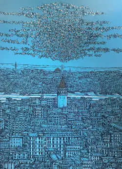 İstanbul Galata ve Kuşlar