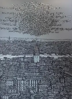 İstanbul Galata ve Kuşlar